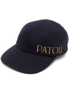 Patou casquette à logo brodé - Bleu