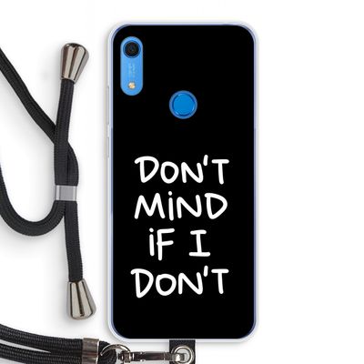 Don't Mind: Huawei Y6s Transparant Hoesje met koord