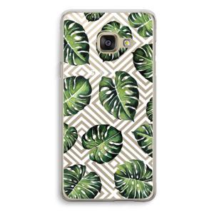 Geometrische jungle: Samsung Galaxy A3 (2016) Transparant Hoesje