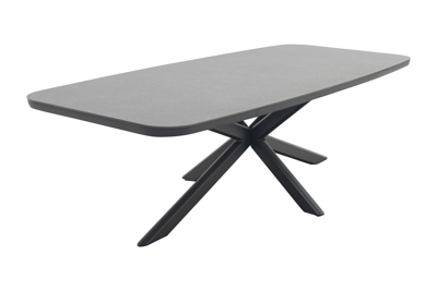Soreno deens ovale tuintafel 268x115 cm. - Royal Grey