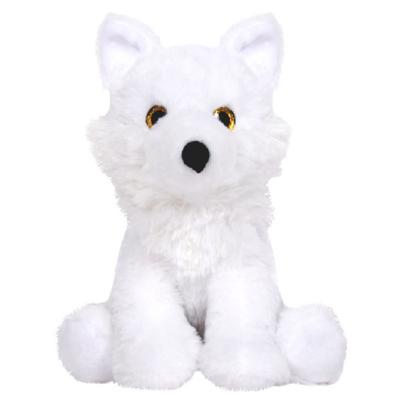 Wolf knuffel - Snowie - zachte pluche stof - dieren knuffels - wit - 24 cm