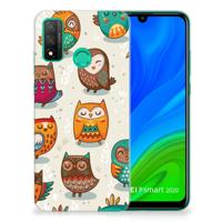 Huawei P Smart 2020 | TPU Hoesje | Vrolijke Uilen