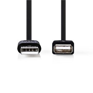 Nedis CCGB60010BK30 USB 2.0 kabel USB-A male naar USB-A female 3m