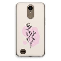 Roses are red: LG K10 (2017) Transparant Hoesje
