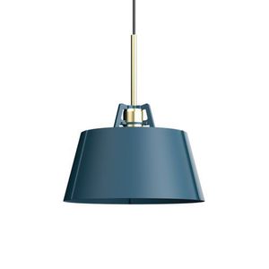 Tonone Bella Hanglamp - Blauw - Messing