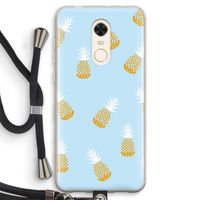 Ananasjes: Xiaomi Redmi 5 Transparant Hoesje met koord