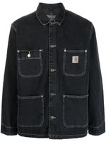 Carhartt WIP veste en jean à patch logo poitrine - Noir - thumbnail