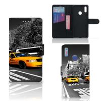 Huawei Y7 (2019) | Flip Cover | New York Taxi