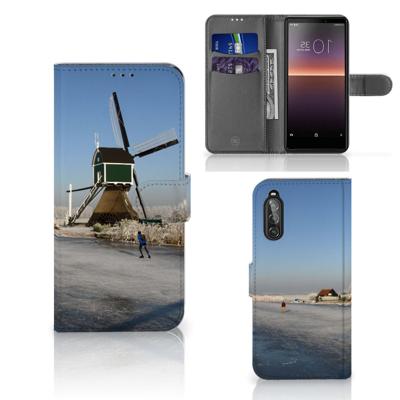 Sony Xperia 10 II | Flip Cover | Schaatsers