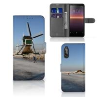 Sony Xperia 10 II | Flip Cover | Schaatsers