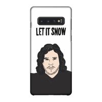Let It Snow: Samsung Galaxy S10 4G Volledig Geprint Hoesje
