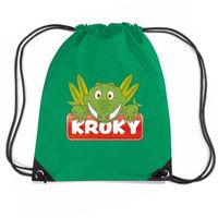 Kroky de Krokodil rugtas / gymtas groen voor kinderen