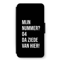 Da ziede van hier - Zwart: iPhone 12 Pro Max Flip Hoesje