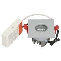 BM100-11 Vierkant vast IP44 Zilver
