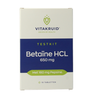 Betaine HCL 650mg & pepsine 160mg testkit 10 Tabletten