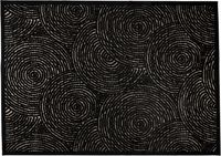 Dutchbone Vloerkleed 'Dots' 200 x 300cm, kleur Zwart