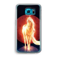 Last Unicorn: Samsung Galaxy S6 Transparant Hoesje