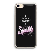 Sparkle quote: iPhone 7 Transparant Hoesje