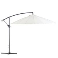 Beliani CALABRIA - Cantilever parasol-Beige-Polyester - thumbnail