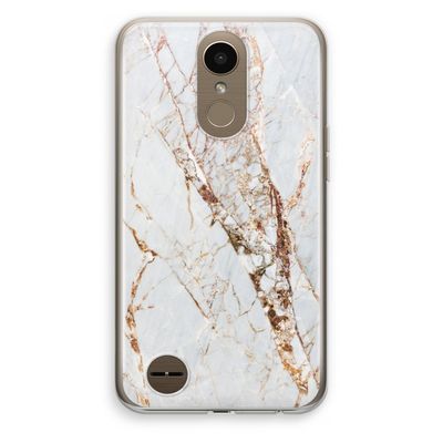 Goud marmer: LG K10 (2017) Transparant Hoesje