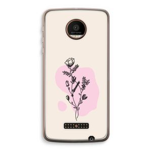 Roses are red: Motorola Moto Z Force Transparant Hoesje