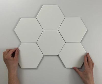 Hexagon Timeless White mat 15x17 vloertegel / wandtegel Hexagon Timeless White mat 15x17 vloertegel / wandtegel