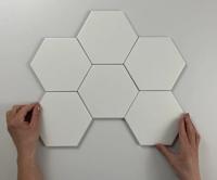 Hexagon Timeless White mat 15x17 vloertegel / wandtegel