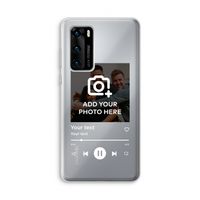 Music Player: Huawei P40 Transparant Hoesje
