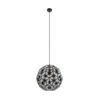 Stars of Light Zwarte hanglamp Skoura 1 Ø 50cm 39619