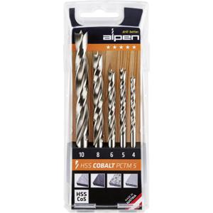 Alpen 0063300005100 Hout-spiraalboorset 5-delig 4 mm, 5 mm, 6 mm, 8 mm, 10 mm 1 stuk(s)