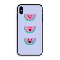 Smiley watermeloen: iPhone XS Biologisch afbreekbaar hoesje