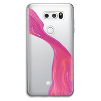 Paarse stroom: LG V30 Transparant Hoesje