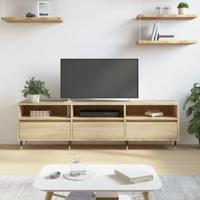 Tv-meubel 150x30x44,5 cm bewerkt hout sonoma eikenkleurig