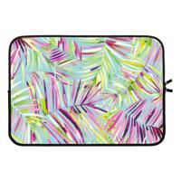 Tropical Palms Blue: Laptop sleeve 13 inch