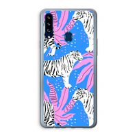 Tijger: Samsung Galaxy A20s Transparant Hoesje