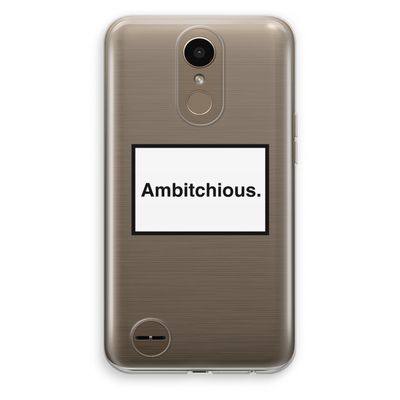 Ambitchious: LG K10 (2017) Transparant Hoesje