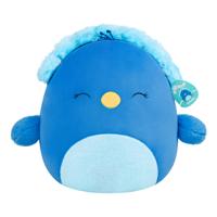 Squishmallows Priscilla de blauwe pauwknuffel - 40 cm