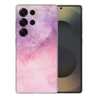TPU Hoesje Samsung Galaxy S25 Ultra - Pink Purple Paint Backcover TPU Hoesje Samsung Galaxy S25 Ultra - Pink Purple Paint Backcover