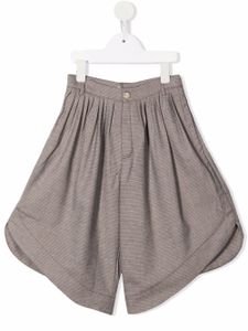 Chloé Kids pantalon ample court - Marron