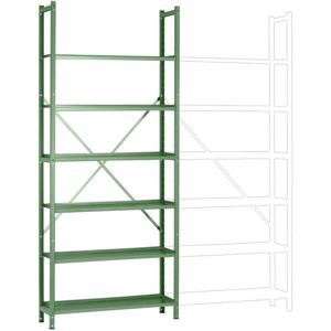 Manuflex RA3161.6011 Magazijnstelling basismodule (b x h x d) 1280 x 3000 x 700 mm Staalbodem