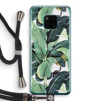 Bananenbladeren: Huawei Mate 20 Pro Transparant Hoesje met koord