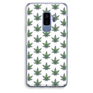 Weed: Samsung Galaxy S9 Plus Transparant Hoesje
