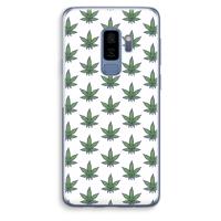 Weed: Samsung Galaxy S9 Plus Transparant Hoesje - thumbnail