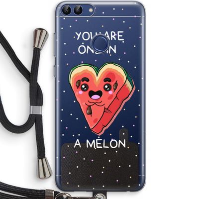 One In A Melon: Huawei P Smart (2018) Transparant Hoesje met koord
