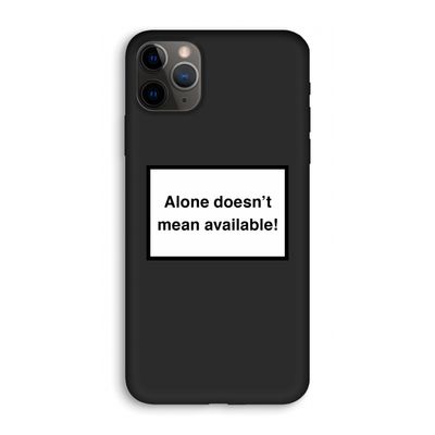 Alone: iPhone 11 Pro Biologisch afbreekbaar hoesje