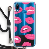 Bite my lip: Huawei P20 Lite Transparant Hoesje met koord