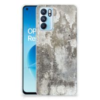 OPPO Reno 6 5G TPU Siliconen Hoesje Beton Print