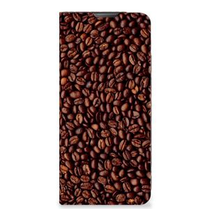 Motorola Moto E20 Flip Style Cover Koffiebonen