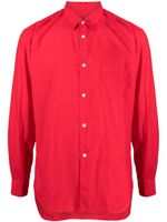 Comme Des Garçons Shirt chemise à poche plaquée - Rouge Comme Des Garçons Shirt chemise à poche plaquée - Rouge