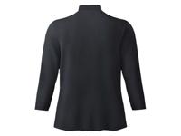 esmara Damesshirt, casual model, met 3/4-mouwen (M (40/42), Zwart)